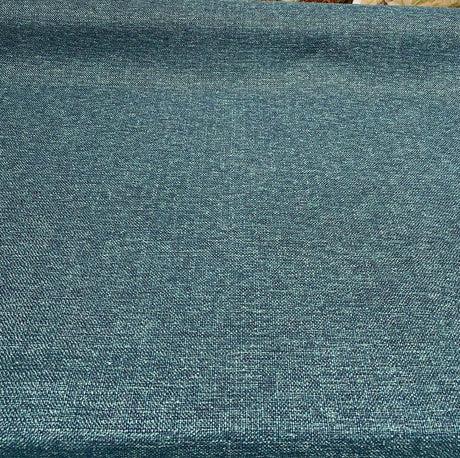 Sampson Ocean Peacock Blue Chenille Performance Upholstery Fabric - Blue Green Tweed Mix, 58" Width (1 Yard)