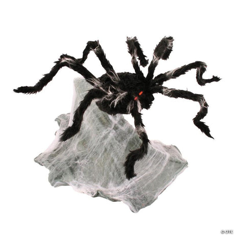 36-Inch Animated Giant Jumping Spider Halloween Decoration with Sound and Motion Activation