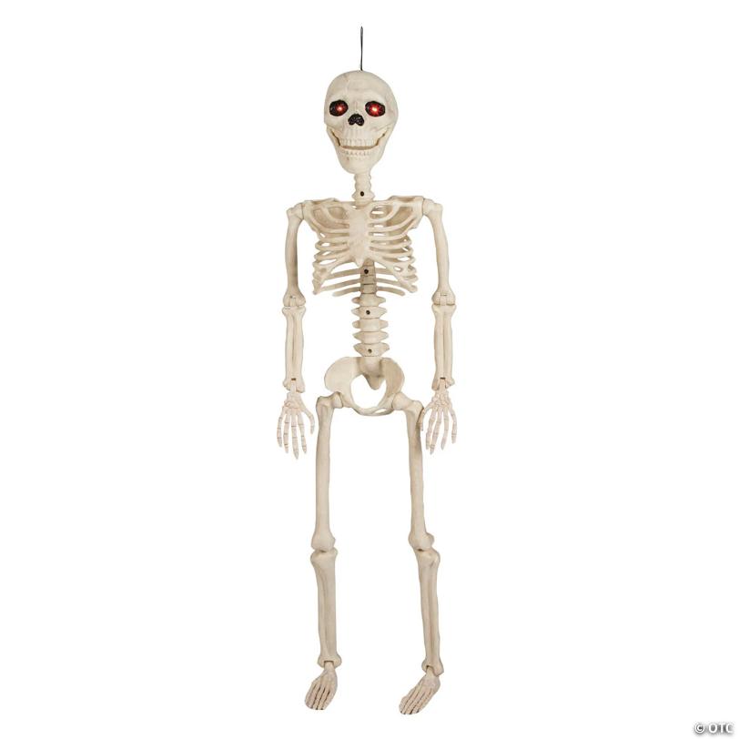 36" Animated Posable Skeleton Halloween Decoration