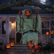 36" Hanging Dead Pumpkin Reaper on Swing Decoration