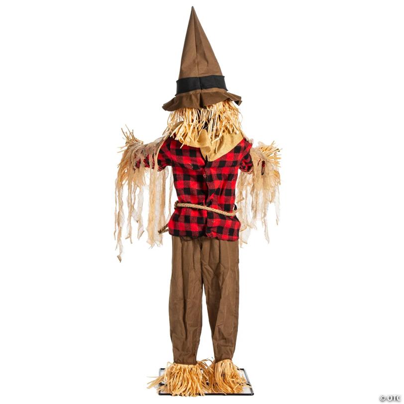 36" Twitching Scarecrow Animated Prop