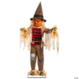 36" Twitching Scarecrow Animated Prop