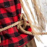 36" Twitching Scarecrow Animated Prop
