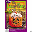 36" x 48" Orange Pumpkin Face Lawn Bag Halloween Decoration