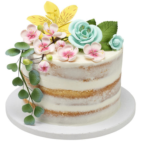 Cherry Blossoms 4 per order - Gum Paste Flowers cake topper