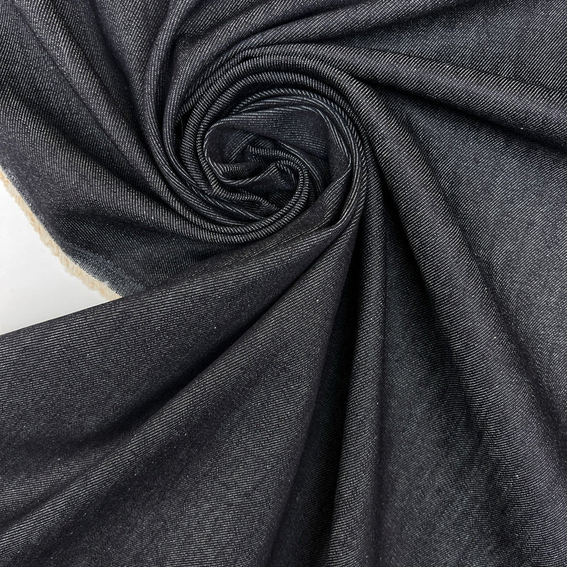 Blue Cotton Elastane Denim