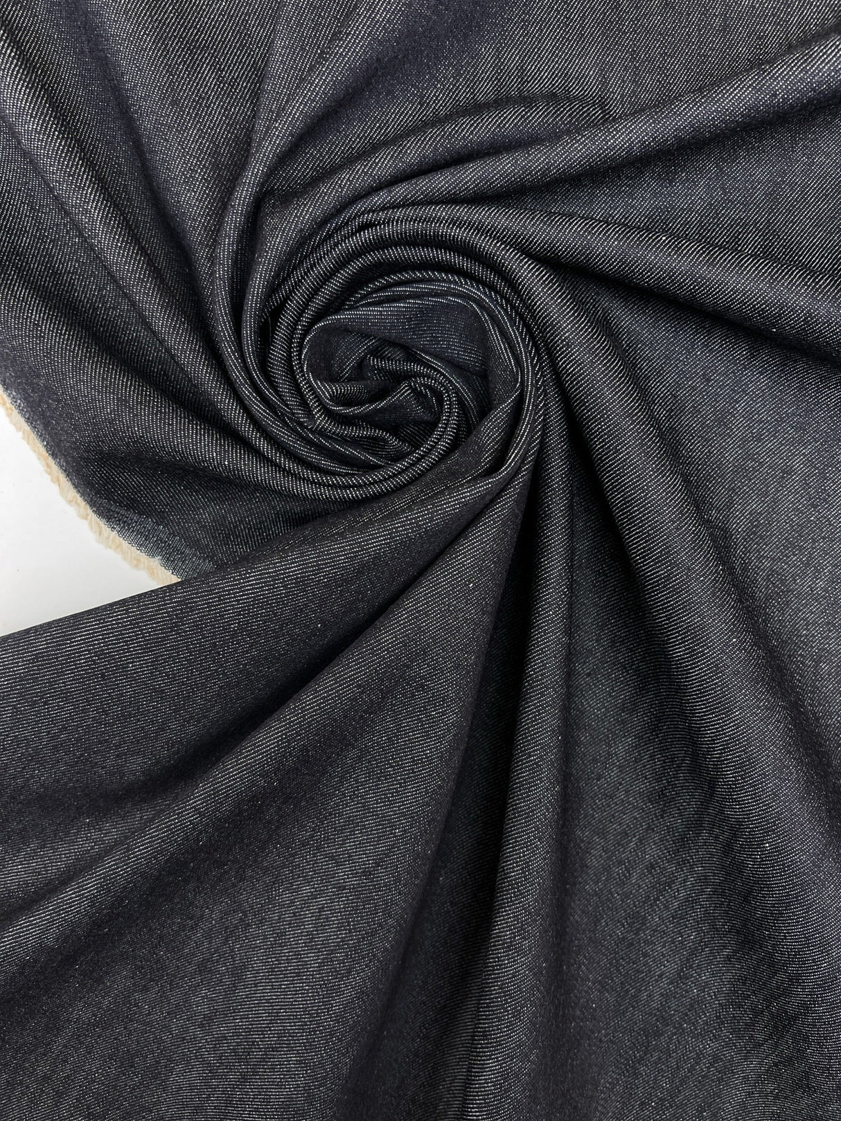 Blue Cotton Elastane Denim