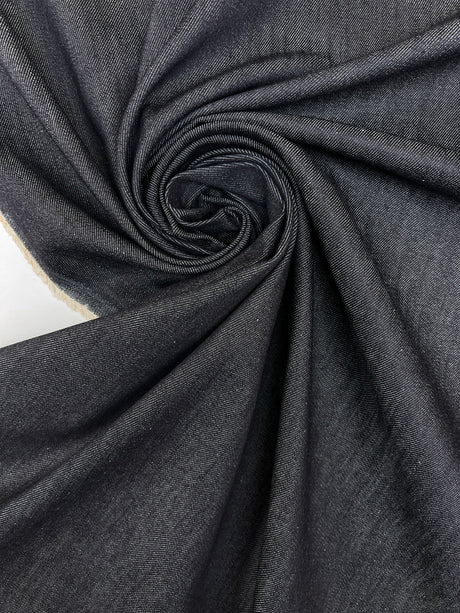 Blue Cotton Elastane Denim