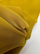 Yellow Polyester Crepe Fabric