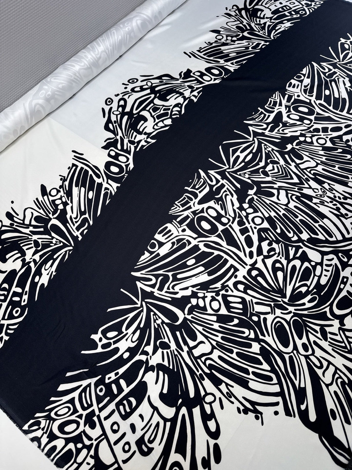 Silk Twill Printed Fabric