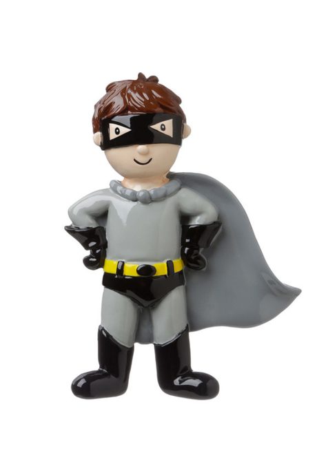 4" Boy Super Hero Customizable Ornament