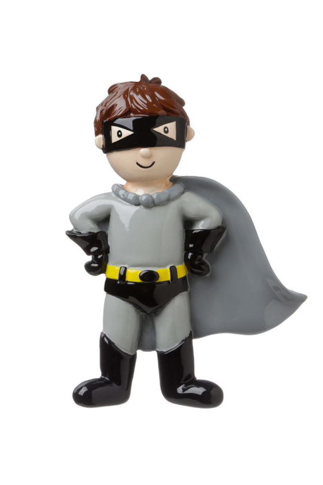 4" Boy Super Hero Customizable Ornament