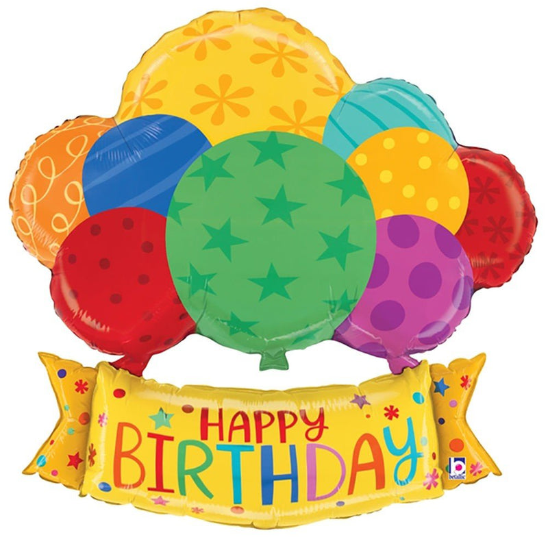 Birthday Foil Balloon Banner