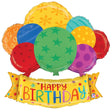 Birthday Foil Balloon Banner