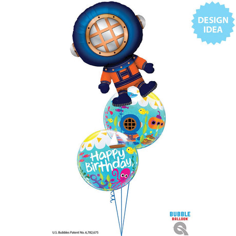 Foil Balloon Deep Sea Diver 37 Inch