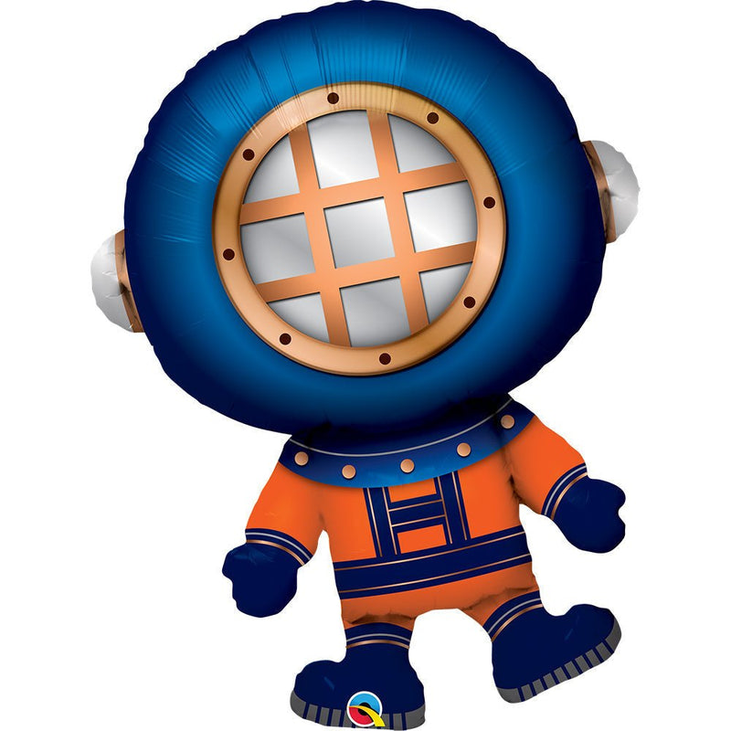 Foil Balloon Deep Sea Diver 37 Inch