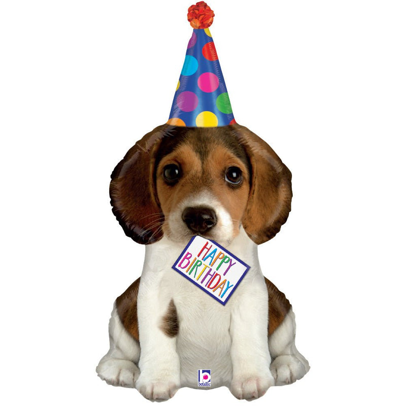 Foil Balloon Happy Birthday Puppy