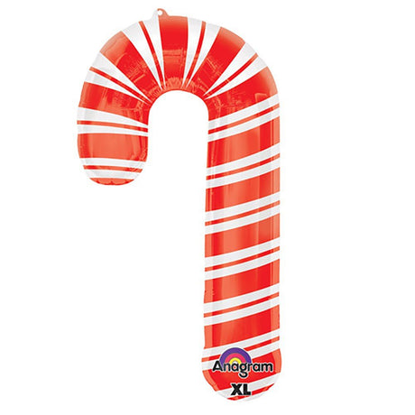 Foil Balloon Holiday Candy Cane 37 Inch