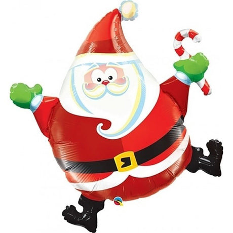 Foil Balloon Jolly Dancing Santa