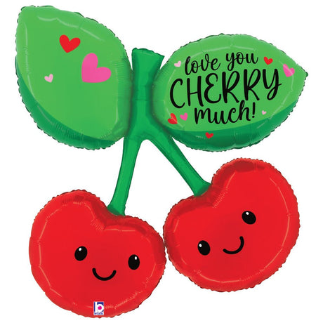 Foil Balloon Love You Cherry Much Cherries