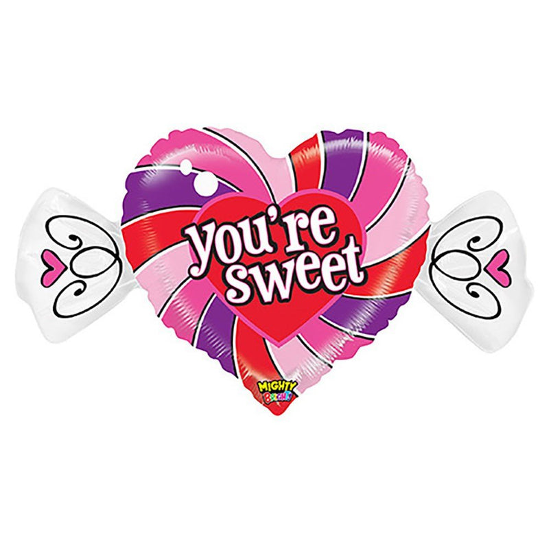 Foil Balloon 37 Inch Mighty Sweet Candy