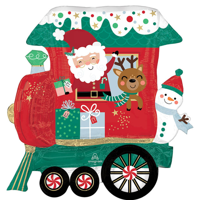 Foil Balloon North Pole Express Train