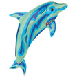 Foil Balloon 37 Inch Ocean Blue Dolphin