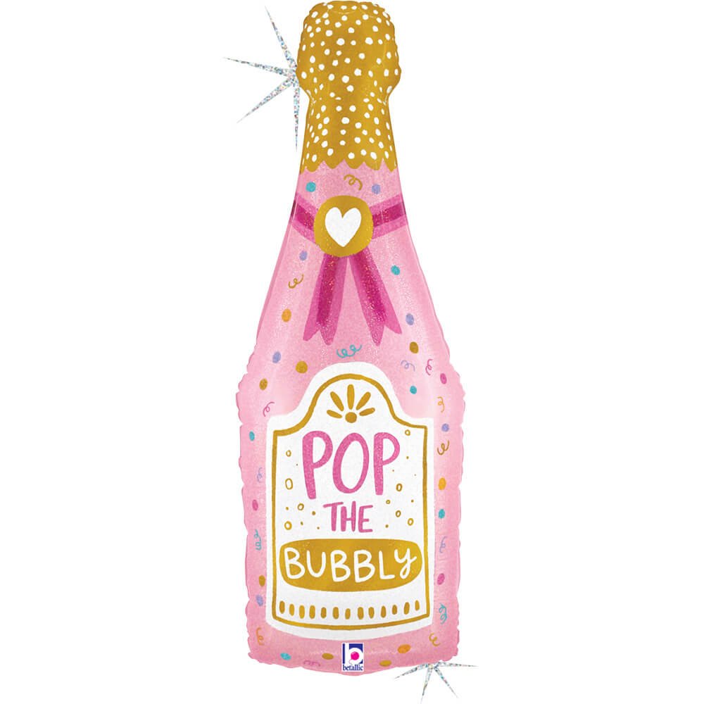 Champagne Bottle Foil Balloon