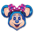 Foil Balloon Super Lolly Mouse Blue