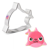 Ann Clark Front Facing Little Baby Shark Cookie Cutter, 3.5"