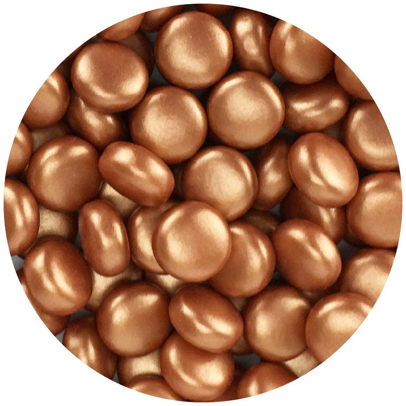 Celebakes Copper Lentil Dragees, 3.7 oz.