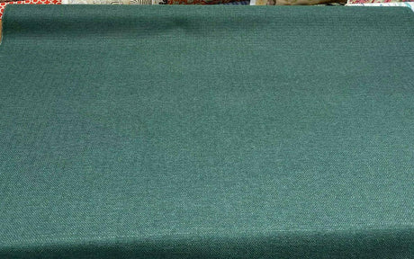 Sampson Aegean Green Chenille Performance Upholstery Fabric - Green, Solid, 58" Width (1 Yard)