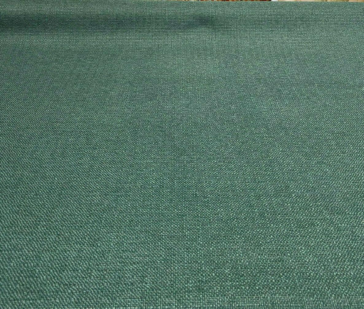Sampson Aegean Green Chenille Performance Upholstery Fabric - Green, Solid, 58" Width (1 Yard)