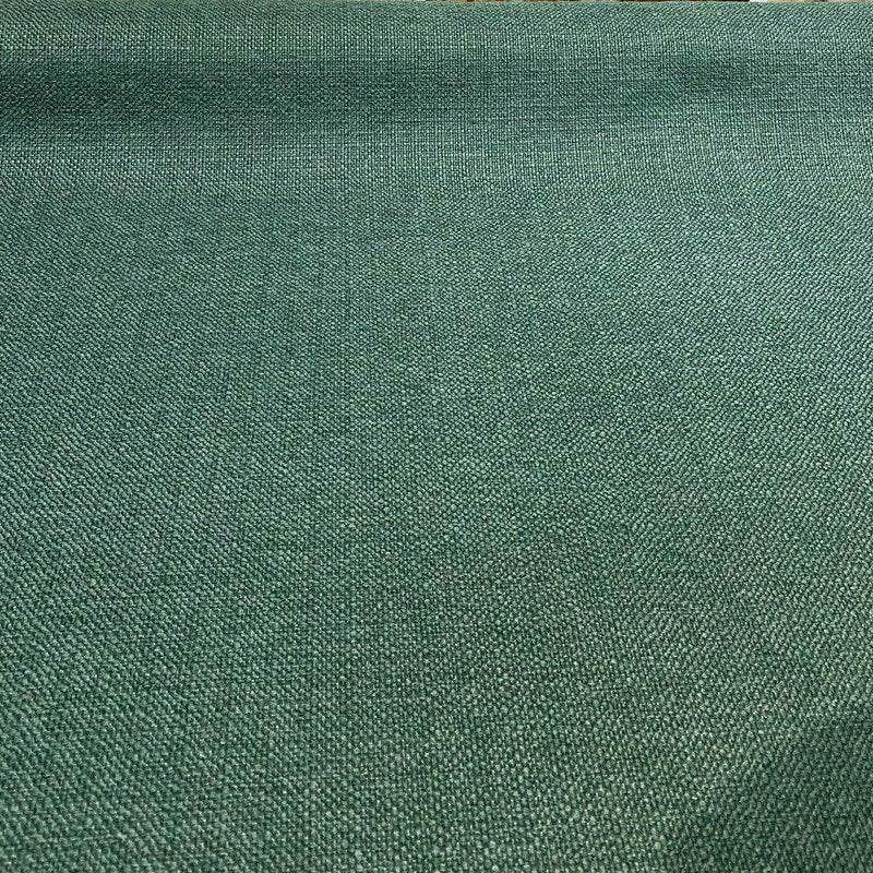 Sampson Aegean Green Chenille Performance Upholstery Fabric - Green, Solid, 58" Width (1 Yard)