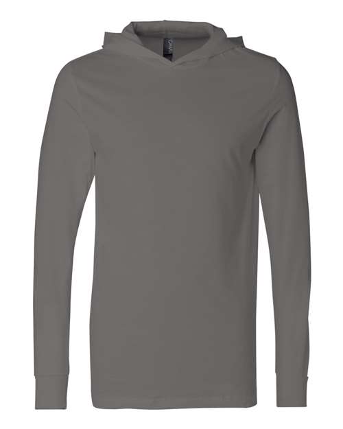 BELLA + CANVAS Unisex Jersey Hooded Long Sleeve Tee