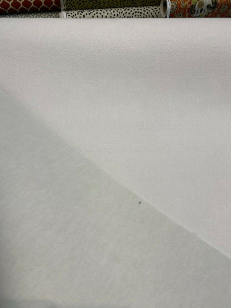 Fabricut Dynamite Sensation Polyester Fabric - Salt White, Chenille Upholstery, 54" Width (1 Yard)