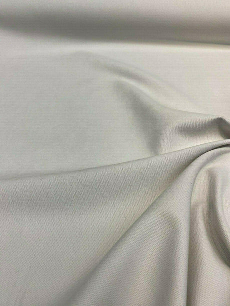 Fabricut Dynamite Sensation Polyester Fabric - Salt White, Chenille Upholstery, 54" Width (1 Yard)
