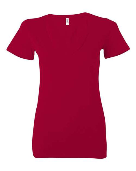 Bella + Canvas Women's Jersey Deep V-Neck Tee