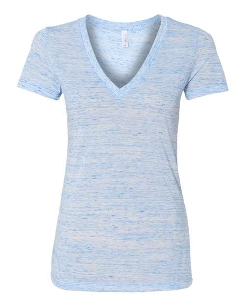 Bella + Canvas Women's Jersey Deep V-Neck Tee