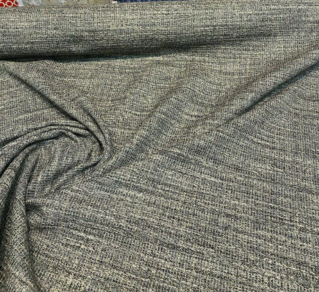 SMC Design Conjure Storm Tweed Polyester Rayon Fabric - Brown Green Tweed, 54" Width (1 Yard)
