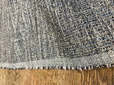 SMC Design Conjure Storm Tweed Polyester Rayon Fabric - Brown Green Tweed, 54" Width (1 Yard)