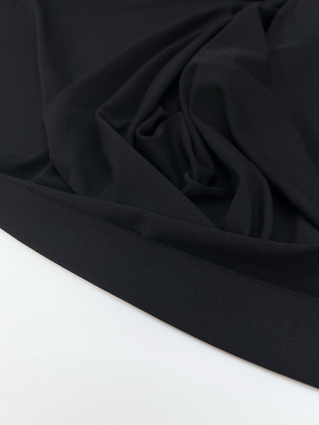 Black Viscose Stretch Knit