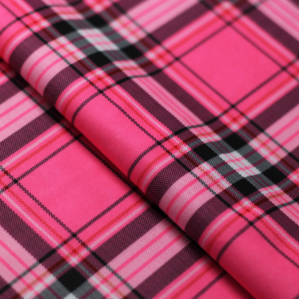 Plaid Classics Polyester Spandex Fabric - Tartan Plaid, 58/60" Width (1 Yard)