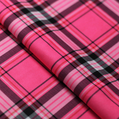 Plaid Classics Polyester Spandex Fabric - Tartan Plaid, 58/60" Width (1 Yard)