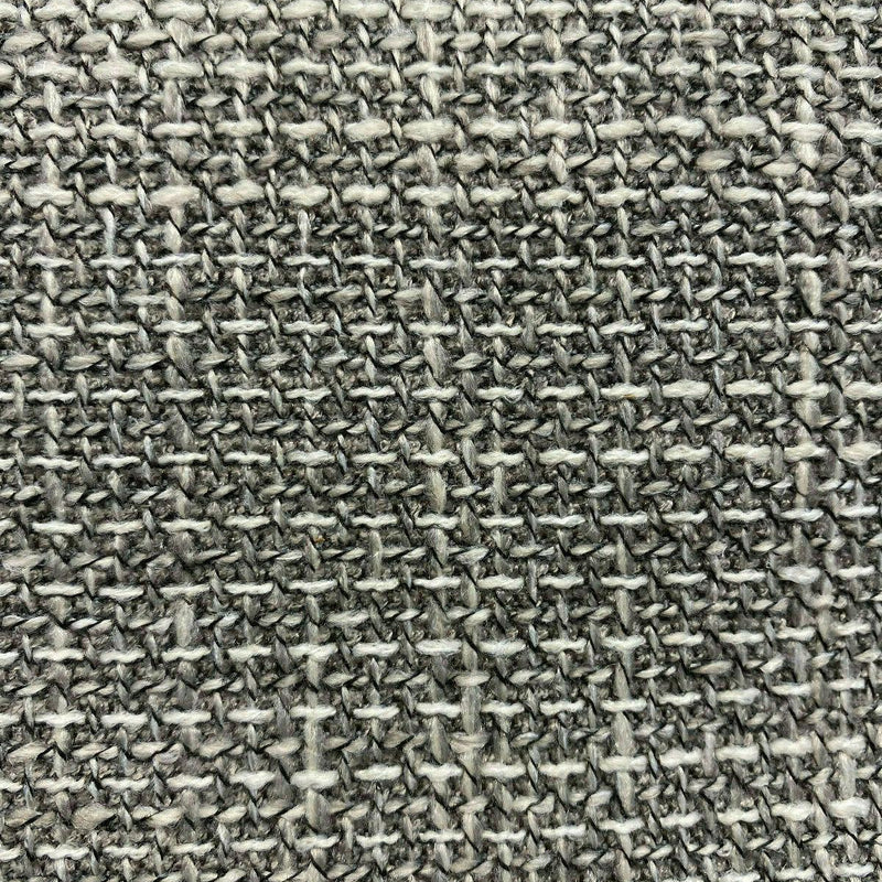 Guntersville Ash Tweed Polyester Upholstery Fabric - Gray Silver Tweed Basketweave, 58" Width (1 Yard)