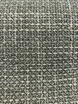 Guntersville Ash Tweed Polyester Upholstery Fabric - Gray Silver Tweed Basketweave, 58" Width (1 Yard)