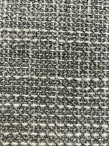 Guntersville Ash Tweed Polyester Upholstery Fabric - Gray Silver Tweed Basketweave, 58" Width (1 Yard)