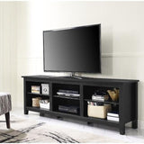 Pemberly Row 70" TV Stand in Black