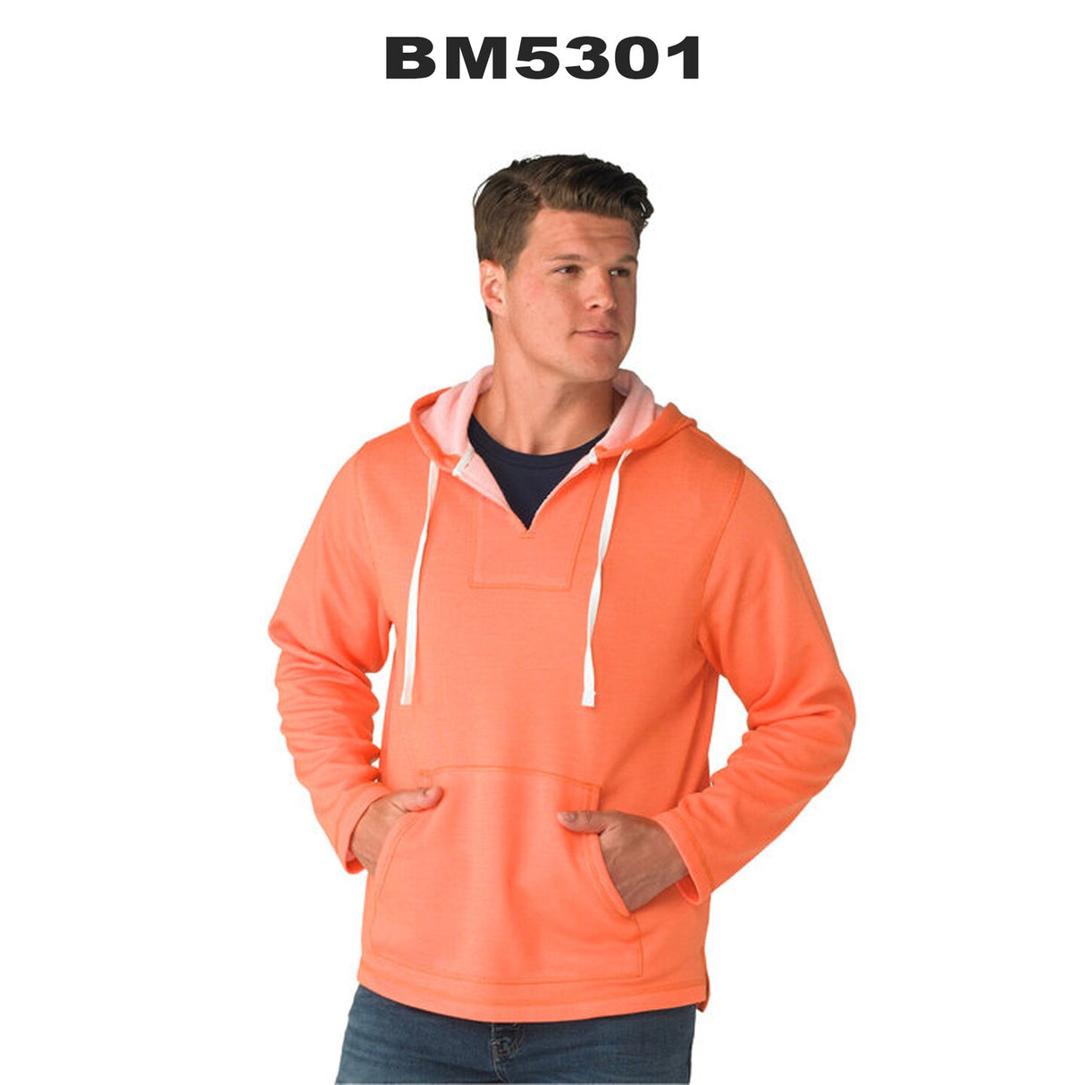 Boxercraft® Men's Baja Sweater Fleece Pullover Hood