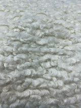 Italian Faux Sheepskin Polyester Fabric - Natural Faux Sheepskin, 60" Width (1 Yard)